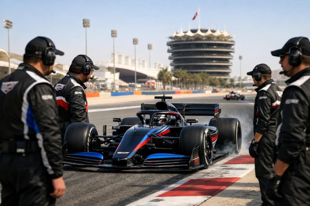 découvrez les premiers essais prometteurs de cadillac en formule 1 lors de la pré-saison à bahreïn, marquant le début d'une nouvelle ère pour l'équipe.