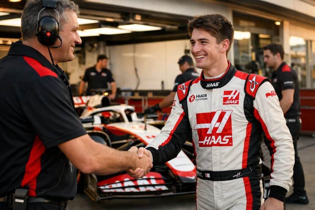 jack doohan remercie haas pour l'opportunité de débuter une nouvelle ère pleine de promesses en formule 1, exprimant son enthousiasme et sa détermination.