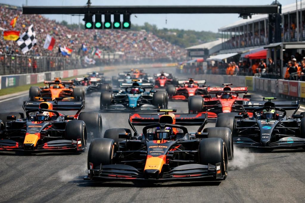 découvrez le tumulte sonore unique des nouvelles formule 1 au départ : une étrange cacophonie qui, malgré son intensité, rassure et conforte les pilotes sur la piste.