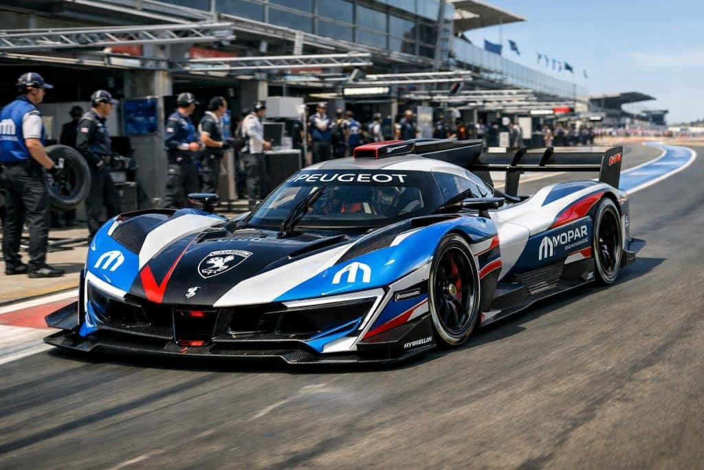 découvrez l'alliance stratégique entre mopar et peugeot pour dominer le championnat du monde d'endurance 2026 avec leur nouvelle hypercar révolutionnaire.