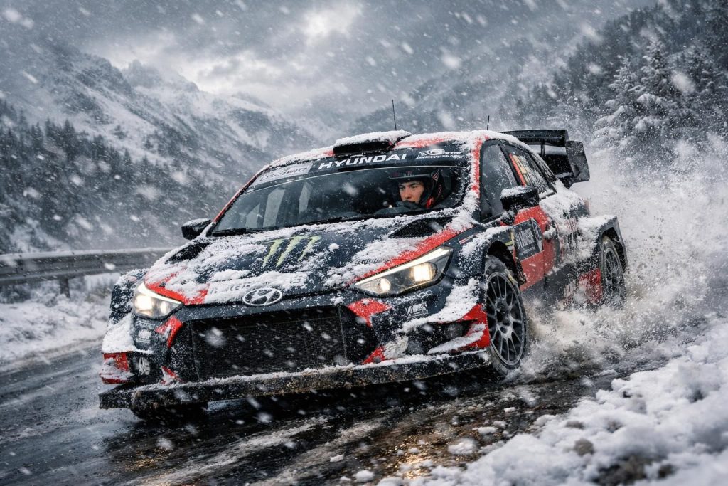 oliver solberg s'impose brillamment lors d'un rallye monte-carlo épique, affrontant des conditions météorologiques extrêmes avec maîtrise et détermination.
