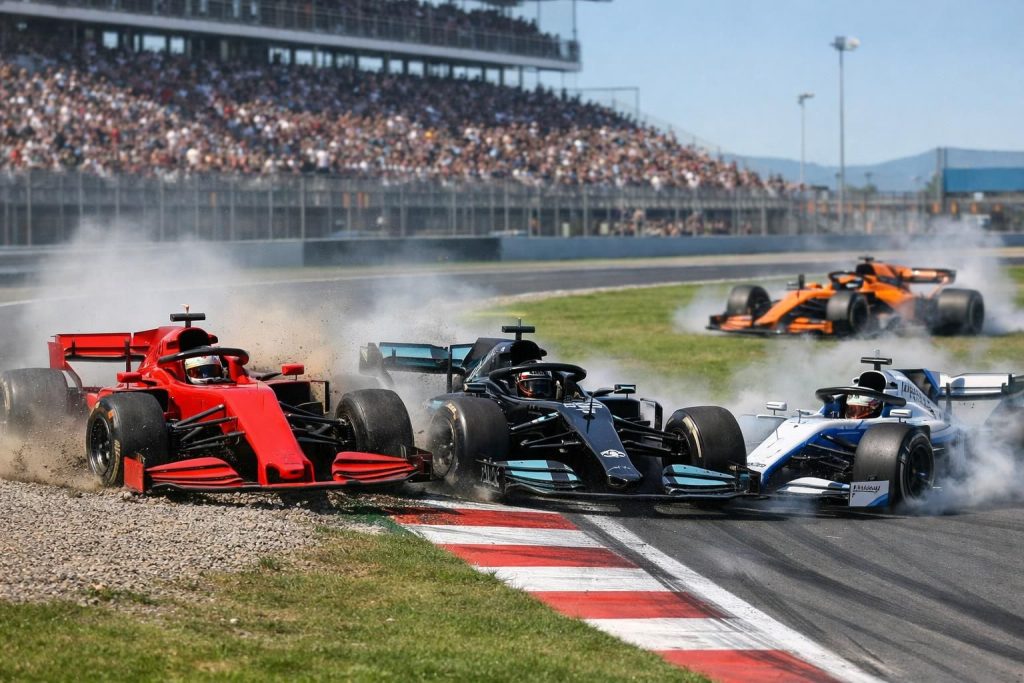 découvrez les erreurs de pilotage surprenantes commises par les meilleurs pilotes de formule 1, montrant que même les as de la course ne sont pas à l'abri d'un faux pas.