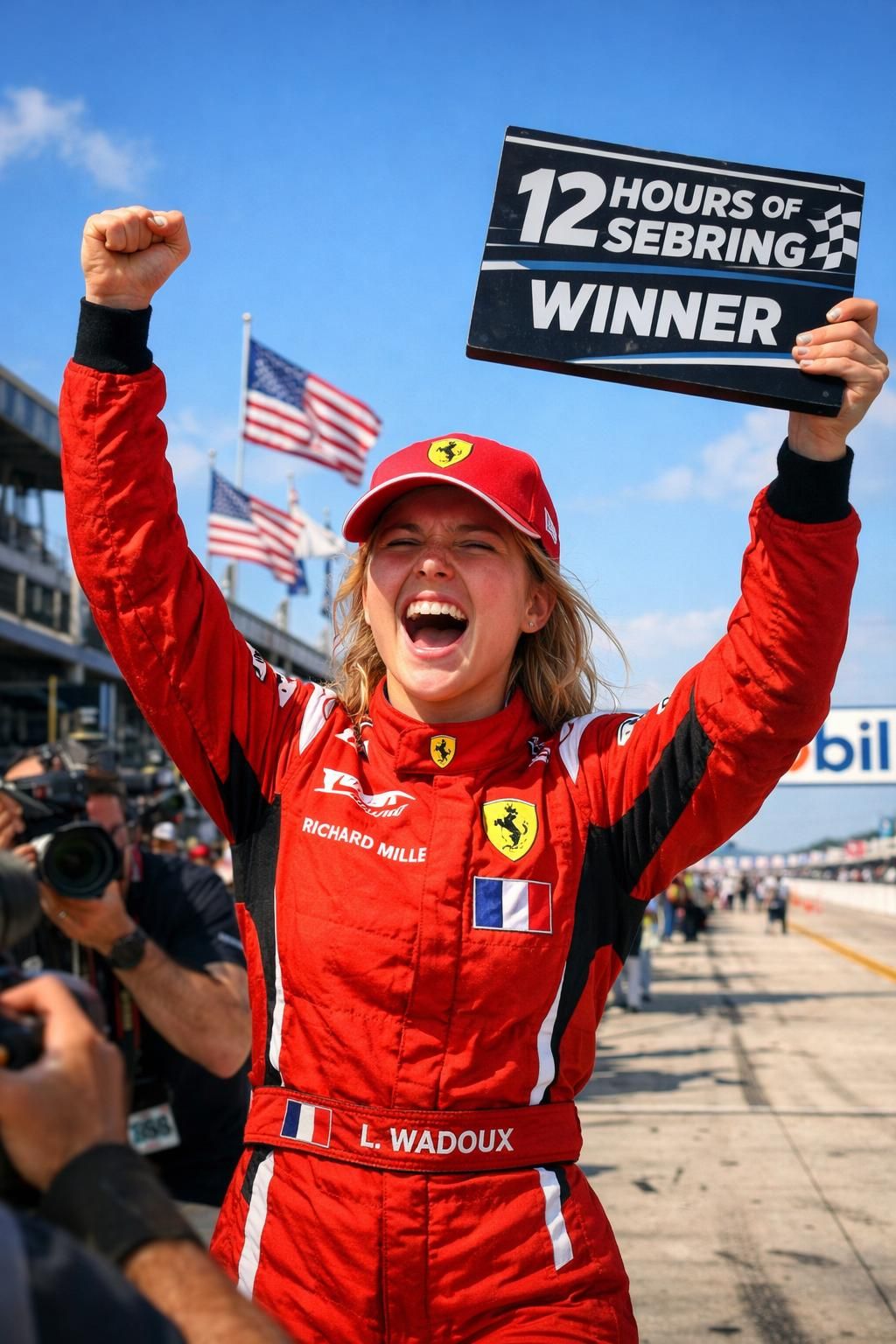 découvrez le triomphe de lilou wadoux, talentueuse pilote d'endurance originaire d'amiens, lors de sa victoire spectaculaire en floride dans le monde de l'automobile.