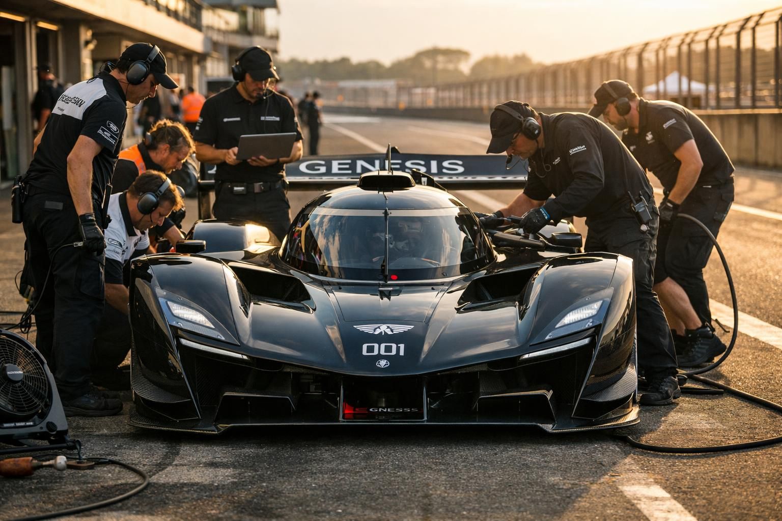 découvrez comment genesis se prépare intensément avant ses débuts aux 6 heures d’imola dans le championnat d'endurance wec.