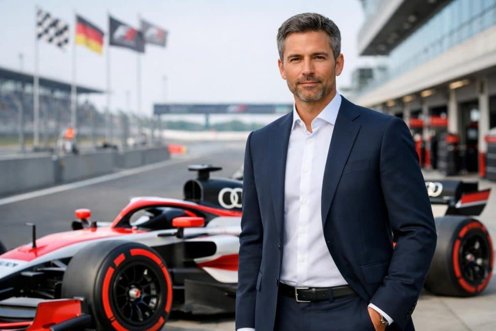 le directeur d'audi, pressenti pour rejoindre aston martin en formule 1, démissionne de manière inattendue, suscitant de nombreuses questions sur son avenir dans le sport automobile.