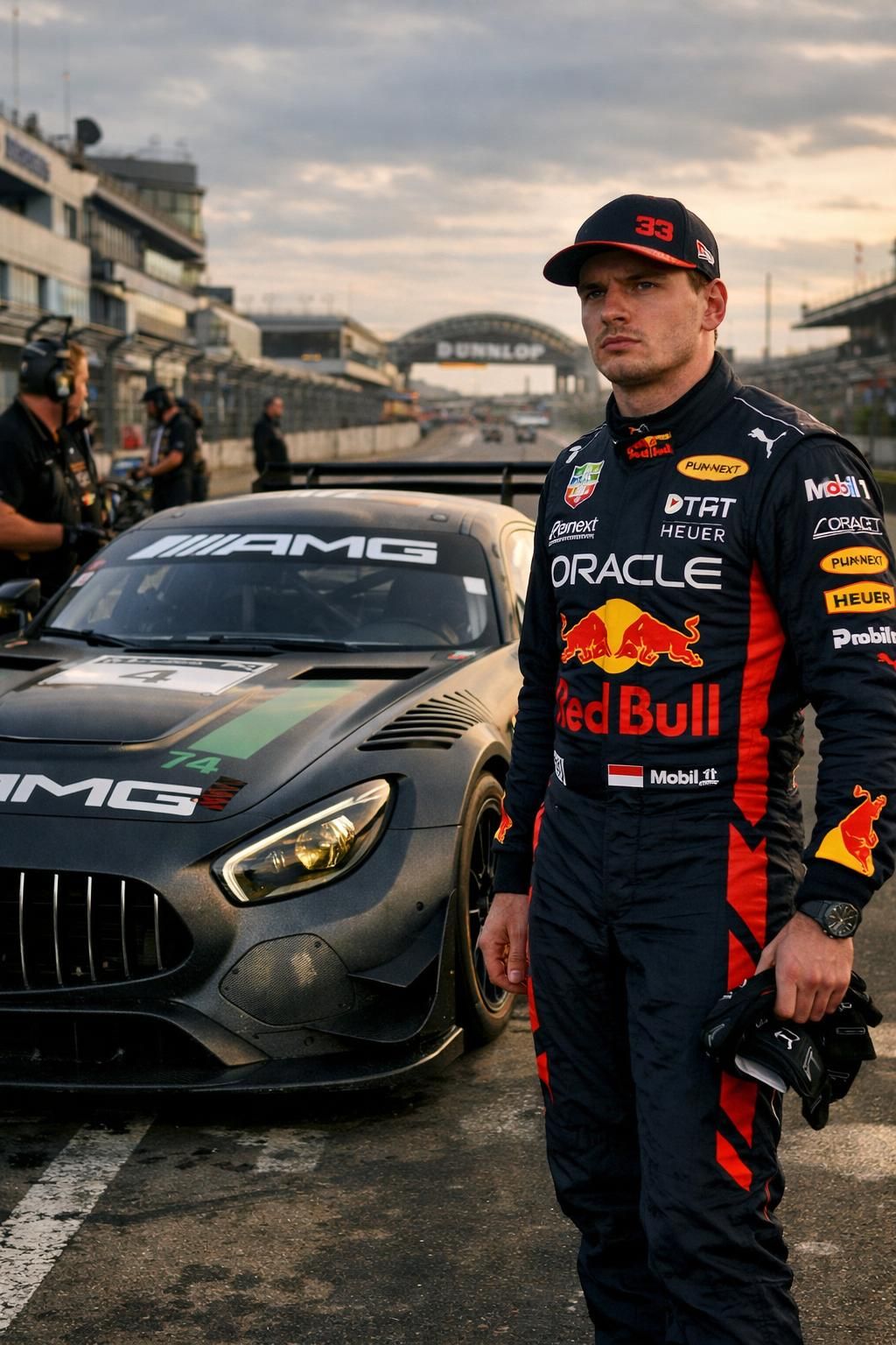découvrez comment verstappen relève le défi des 24h du nürburgring au volant d'une mercedes inattendue, mêlant vitesse et stratégie en formule 1.