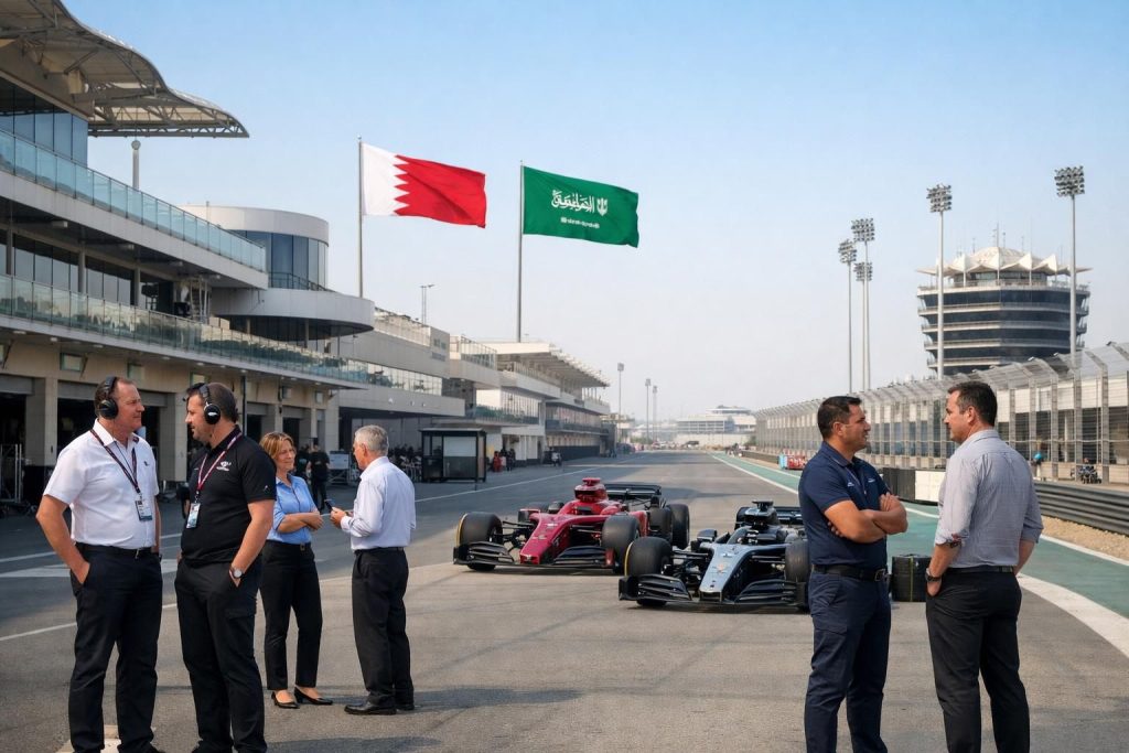 la formule 1 annonce la suspension des grands prix à bahreïn et en arabie saoudite en raison des tensions croissantes liées au conflit régional, assurant la sécurité des pilotes et des équipes.