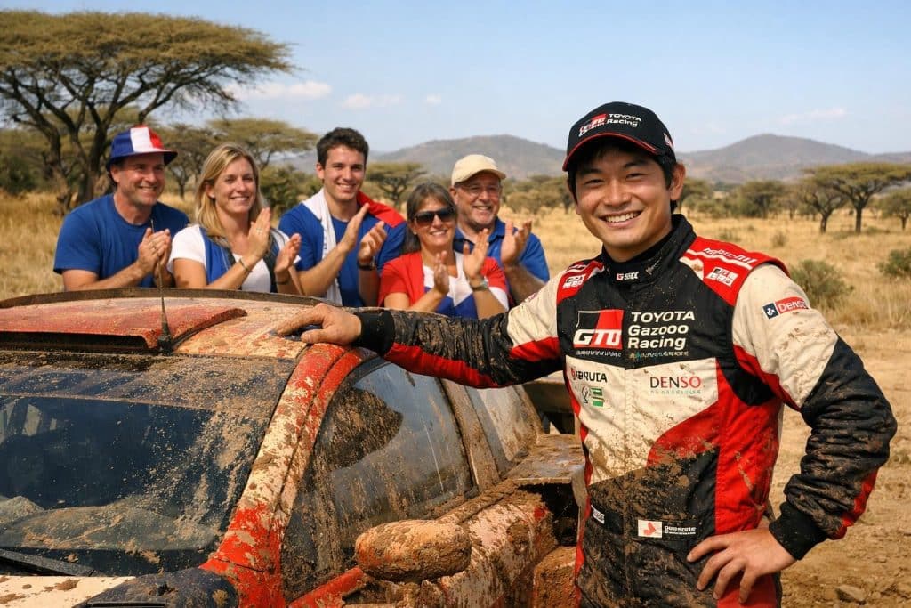 wrc : takamoto katsuta remporte sa première victoire au rallye du kenya, un exploit historique pour le pilote japonais et une étape mémorable pour les passionnés français.