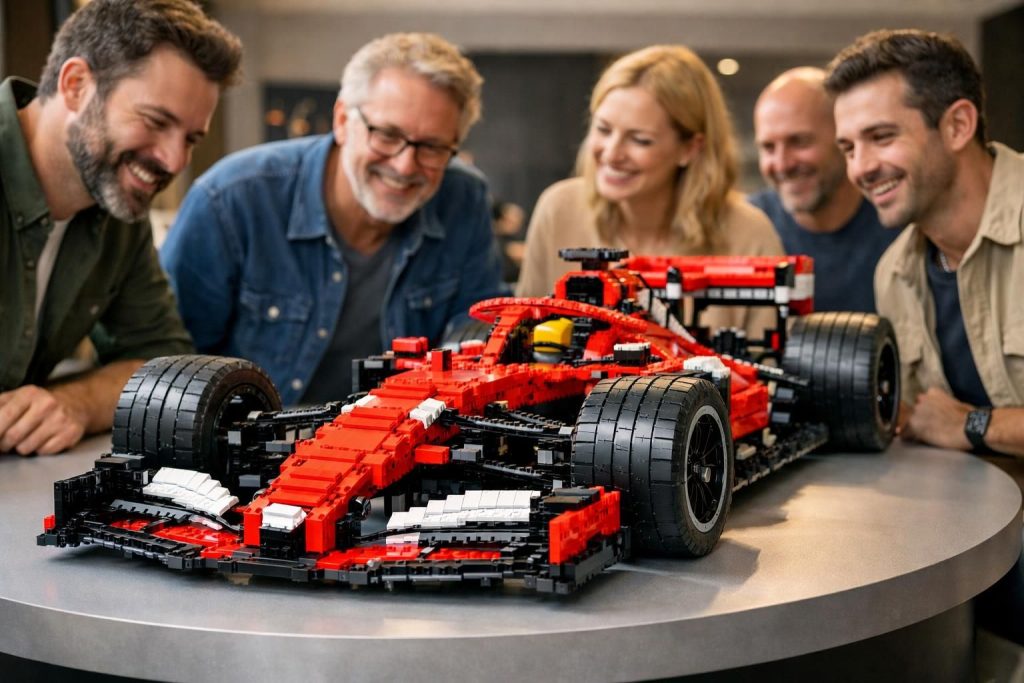 découvrez la voiture de formule 1 lego qui fait sensation auprès des collectionneurs passionnés. un modèle unique alliant détail et authenticité, idéal pour enrichir votre collection.