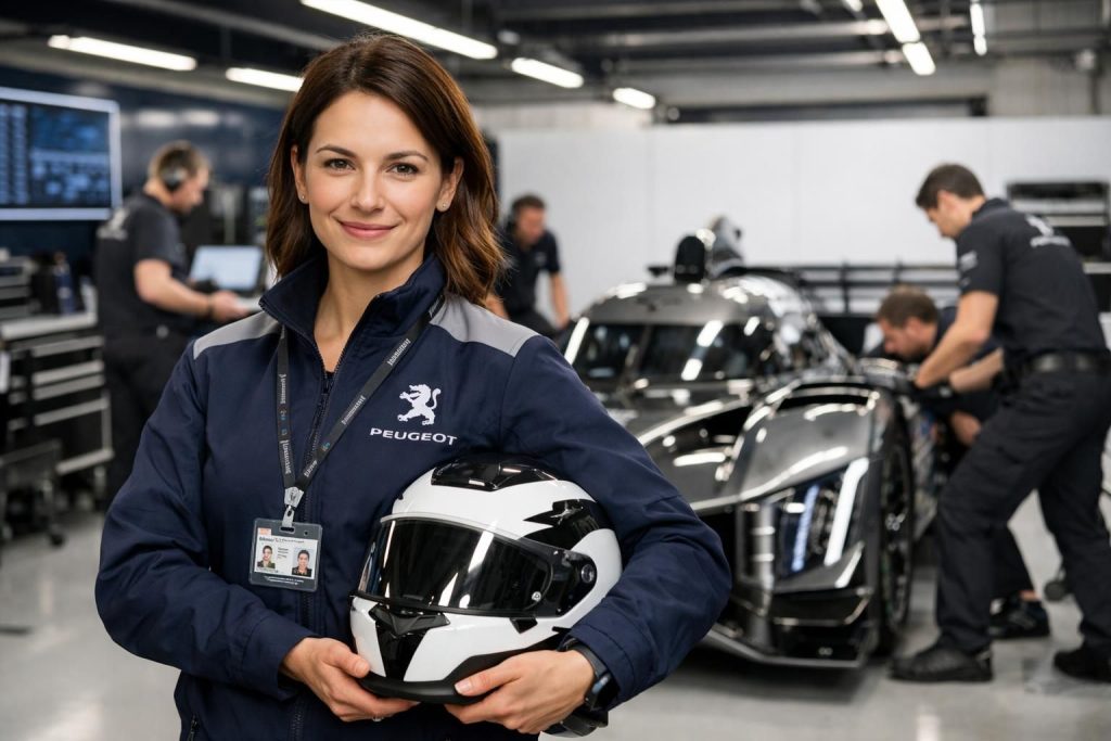 doriane pin franchit une étape majeure en devenant pilote de développement chez peugeot, marquant une avancée importante dans sa carrière automobile.