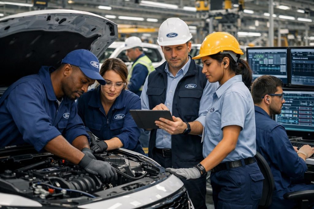 découvrez comment ford mobilise toute son équipe pour revenir au sommet et respecter ses délais, alliant performance et engagement.