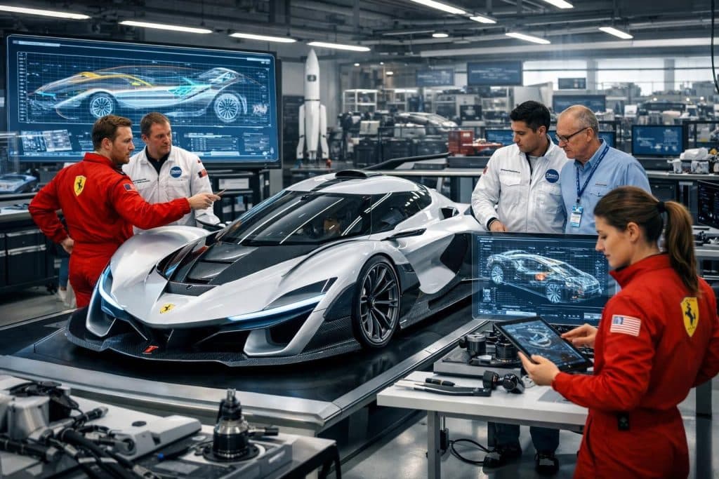 découvrez comment ferrari a collaboré avec la nasa pour révolutionner sa supercar électrique grâce à des technologies innovantes et une expertise aéronautique de pointe.