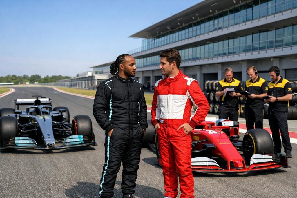 découvrez comment avril sera une pause inédite sans grand prix en formule 1, tandis que pirelli teste intensivement hamilton et ferrari sur piste.