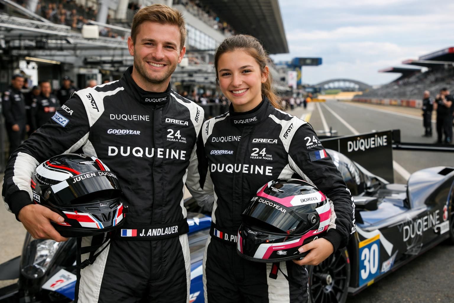 découvrez l'annonce de julien andlauer qui rejoint le duqueine team et r-ace gp en catégorie lmp2 aux 24 heures du mans, où il courra aux côtés de doriane.