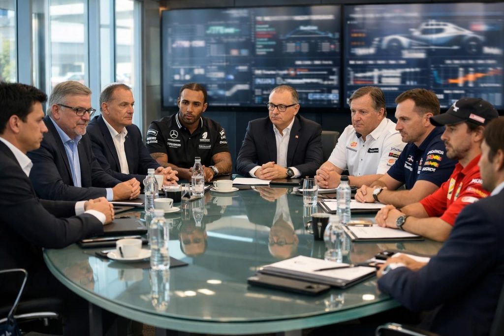 découvrez les enjeux et perspectives de la grande réunion des acteurs de la formule 1, où des changements majeurs pourraient transformer l'avenir du sport automobile.