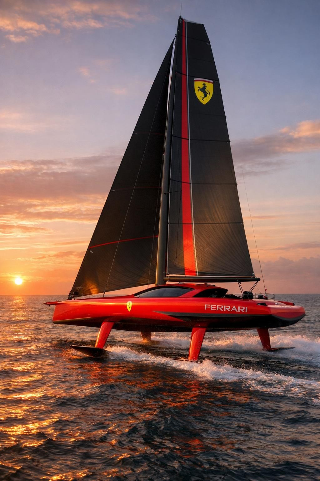 découvrez le nouveau bolide océanique futuriste de ferrari, une révolution dans le monde de la voile alliant innovation, performance et design exceptionnel.