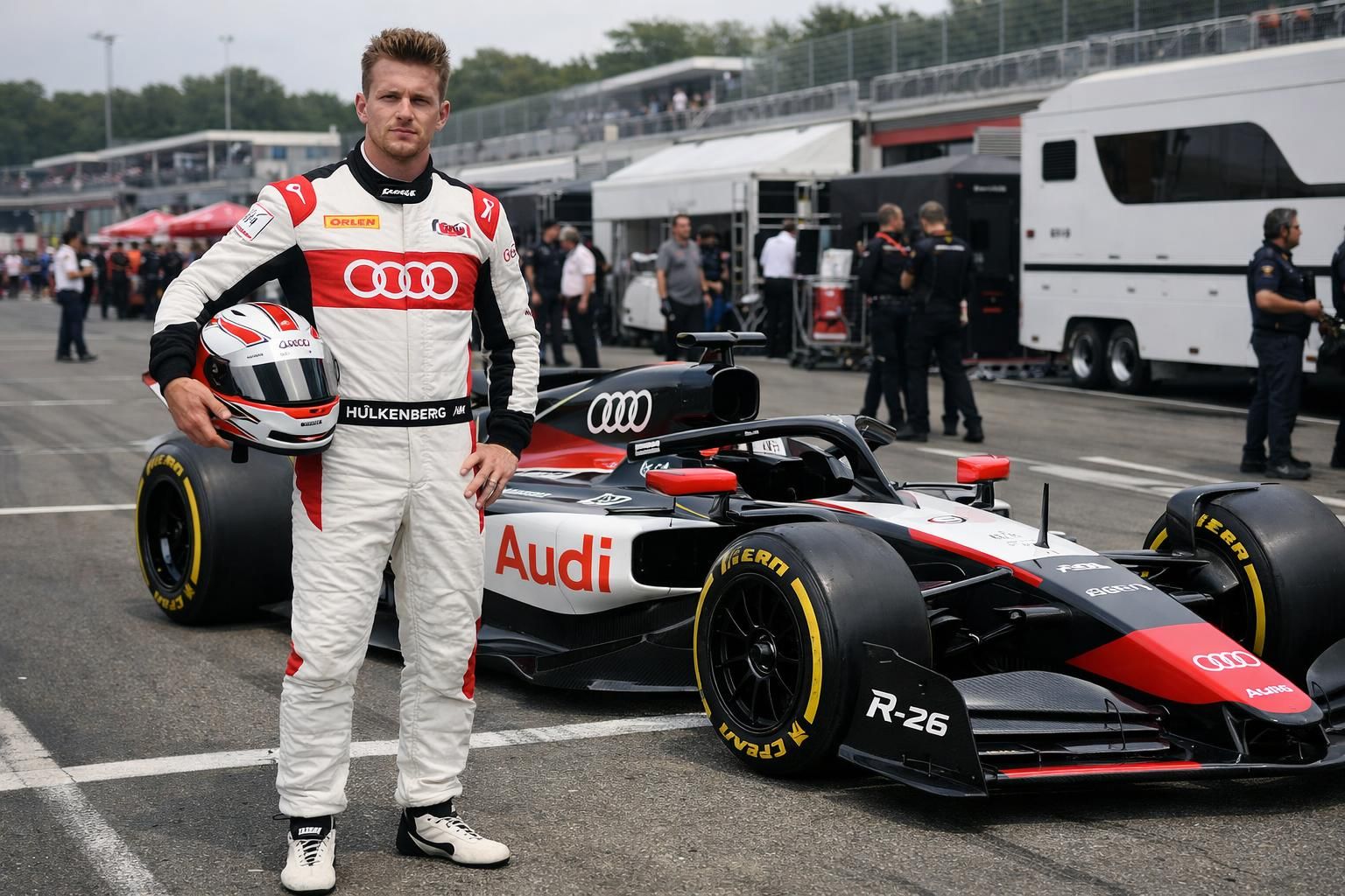 découvrez la réponse percutante de nico hülkenberg face aux critiques sur la f1 2026, alors qu'audi affirme sa position avec force dans le championnat.