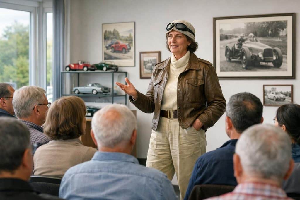découvrez simone louise des forest, une pionnière méconnue du sport automobile, lors d'une conférence passionnante à bellerive-sur-allier.