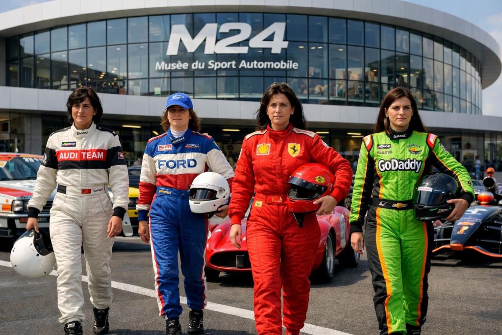 découvrez en images les légendes féminines de la piste exposées au tout nouveau musée du sport automobile m24, une célébration unique des talents et de l'histoire féminine dans le sport automobile.