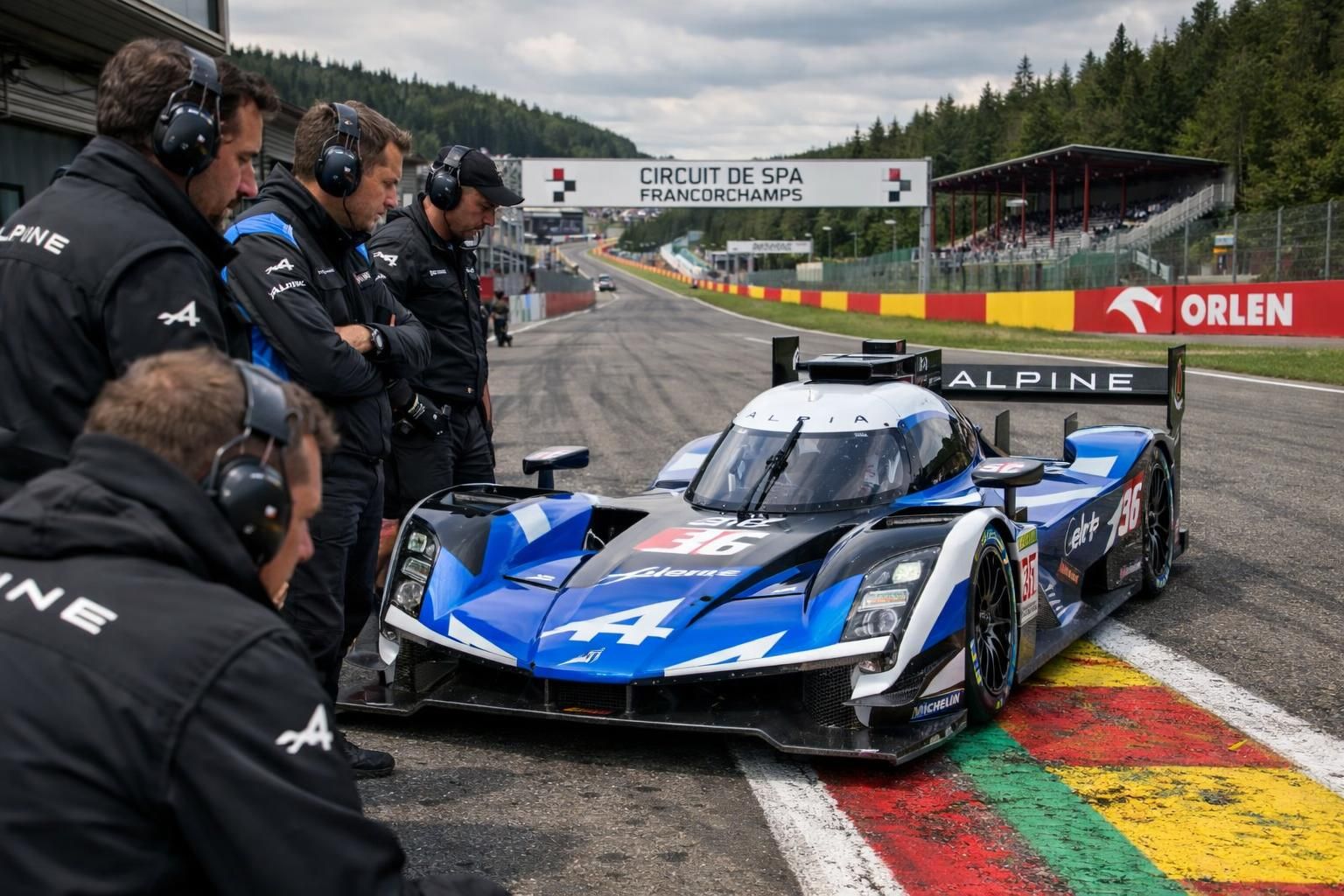 endurance wec : malgré une performance frustrante en belgique, alpine reste optimiste et prêt à relever le défi avant les 24 heures du mans.