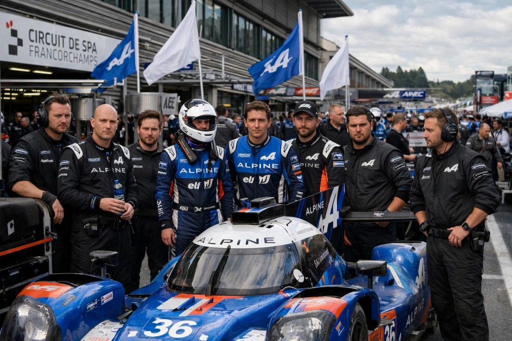 après une wec marquée par des difficultés en belgique, alpine quitte avec frustration mais garde espoir pour la prochaine épreuve du mans.