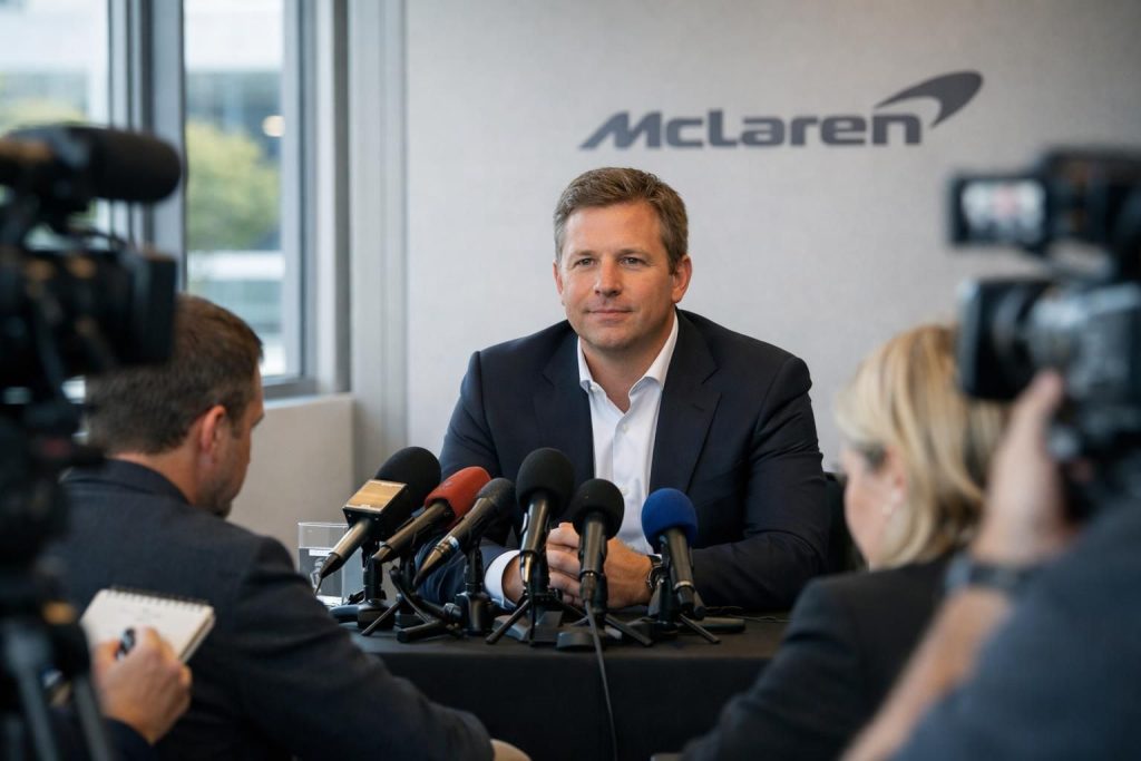 le directeur de mclaren fait le point et dément les rumeurs concernant le transfert d’oscar pias, alors que la période des transferts en f1 débute.