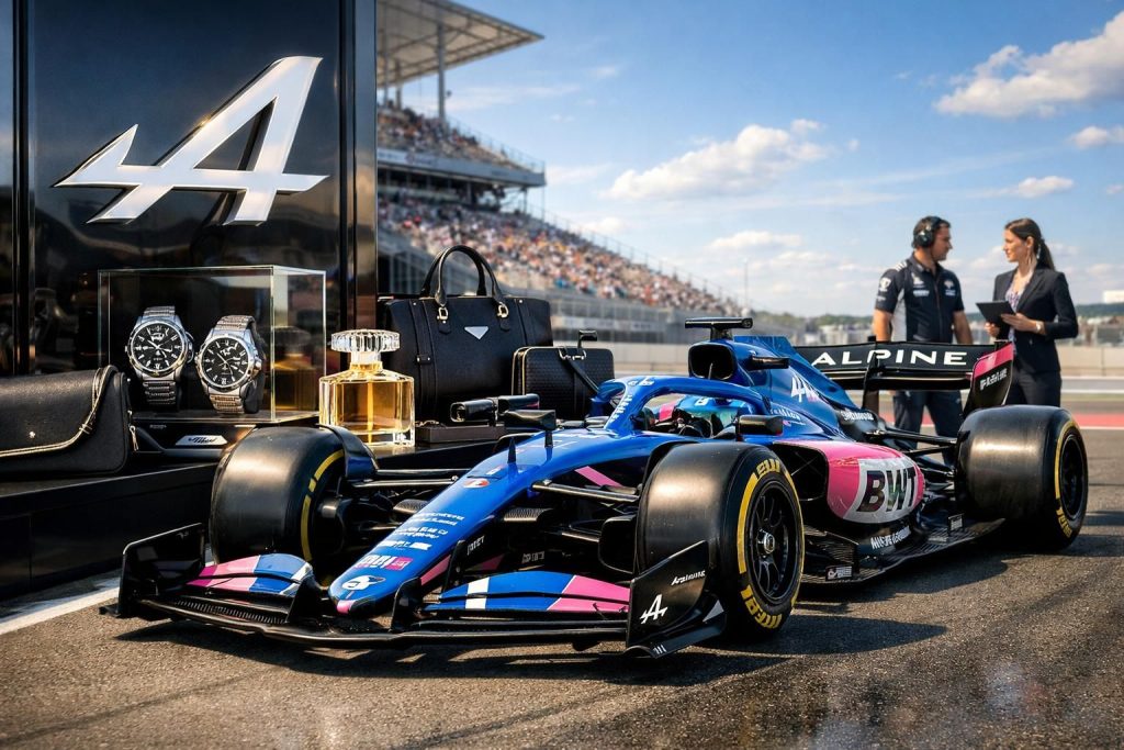 découvrez la marque de luxe qui s'apprête à devenir le sponsor principal de l'écurie alpine en formule 1, alliant performance et élégance sur les circuits.