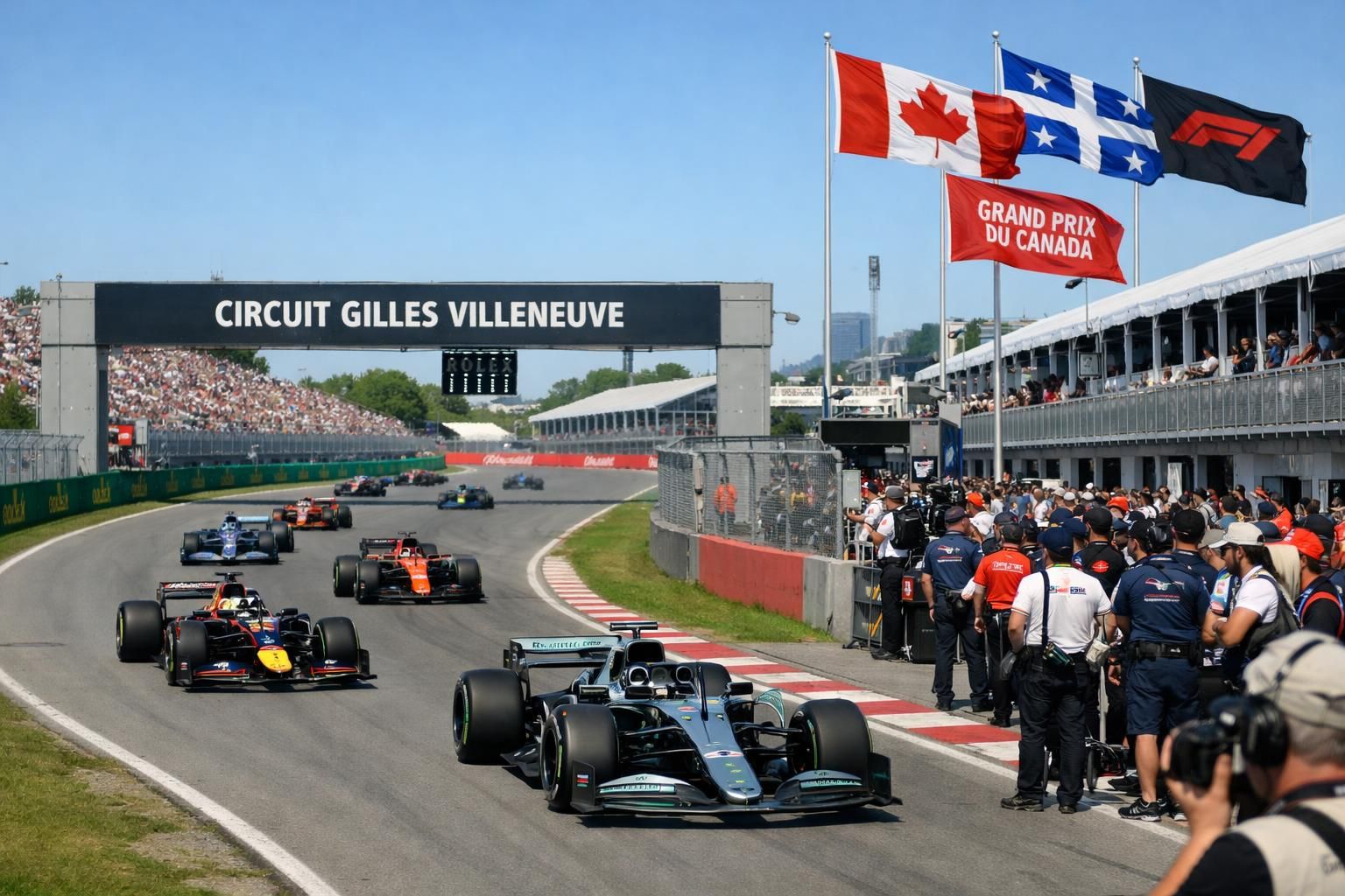 découvrez tous les horaires et les chaînes pour suivre en direct le grand prix du canada de formule 1 et ne rien manquer de la course.