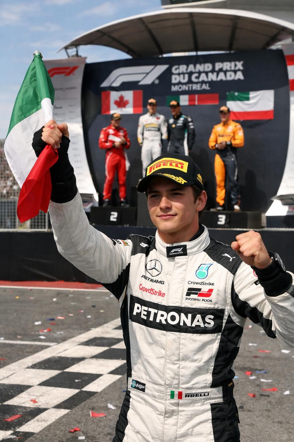 revivez le triomphe éclatant de kimi antonelli au grand prix du canada, une course marquée par l'abandon surprise de george russell.