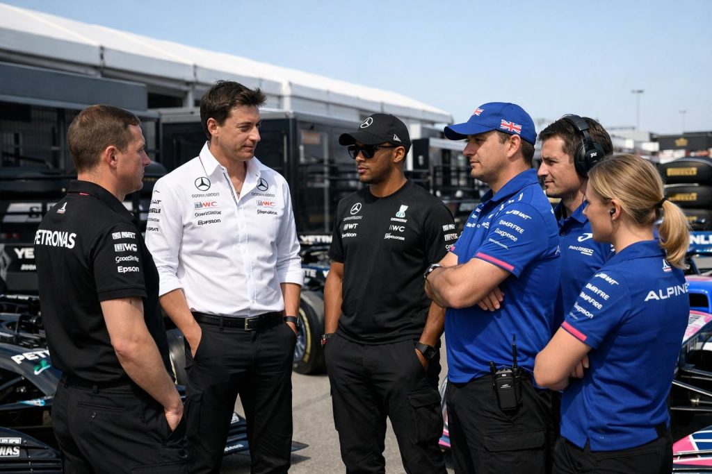 mercedes met fin à ses négociations pour l'acquisition d'une part de l'écurie franco-britannique de formule 1, marquant un tournant dans les stratégies du championnat.