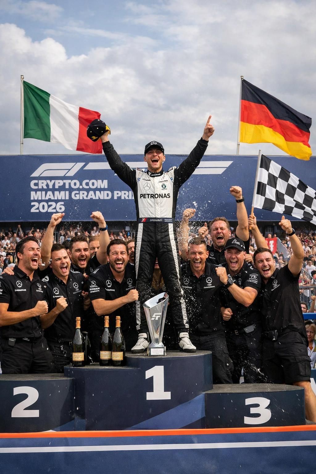 suivez en direct le grand prix de miami de formule 1 et ressentez toute l'intensité de la course avec des images exclusives et des commentaires en temps réel.