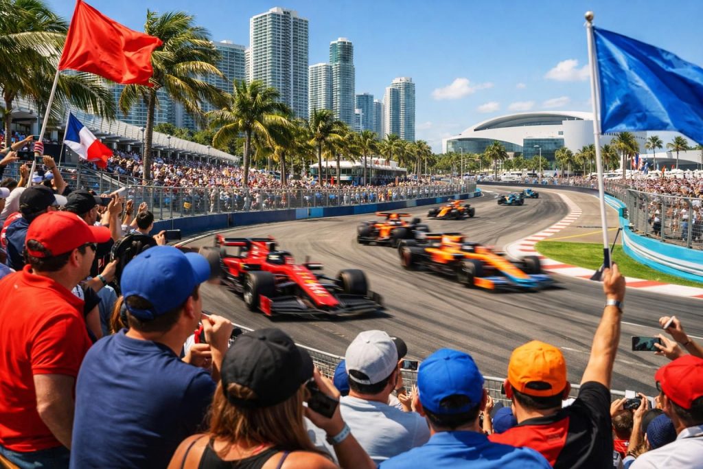 suivez en direct l'intensité et l'émotion du grand prix de miami de formule 1, vivez chaque dépassement et chaque tour palpitant de cette course spectaculaire.