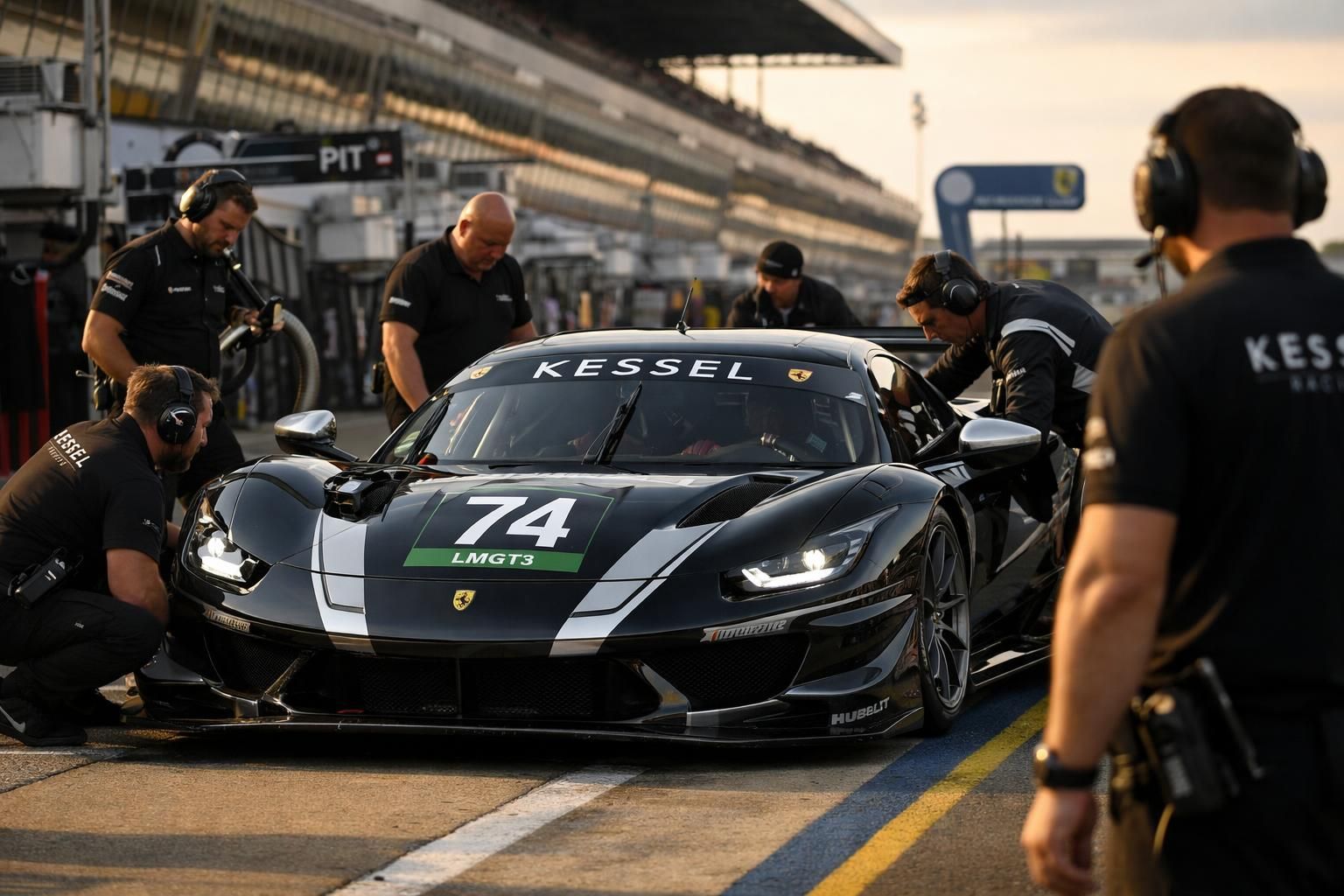 découvrez la ferrari n°74 de kessel racing aux couleurs emblématiques pour les 24 heures du mans 2026, à l'occasion de la 94e édition de cette prestigieuse course d'endurance.