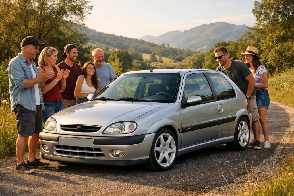 découvrez les 30 ans de la mythique citroën saxo vts, une voiture emblématique qui a marqué l'histoire automobile avec son style unique et ses performances légendaires.