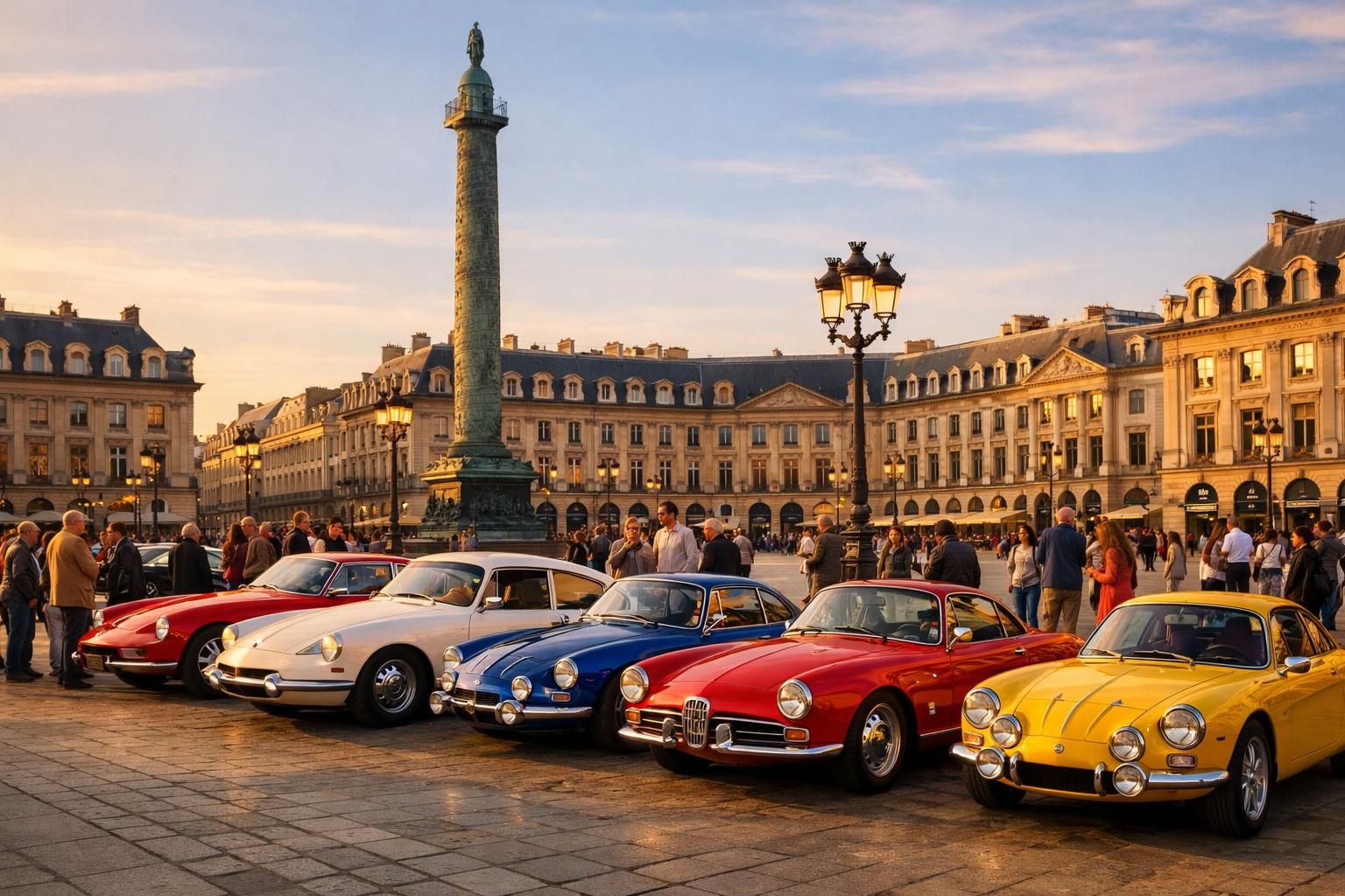 découvrez le rallye des princesses richard mille, une élégante exposition de voitures de collection qui illumine la place vendôme avec charme et raffinement.