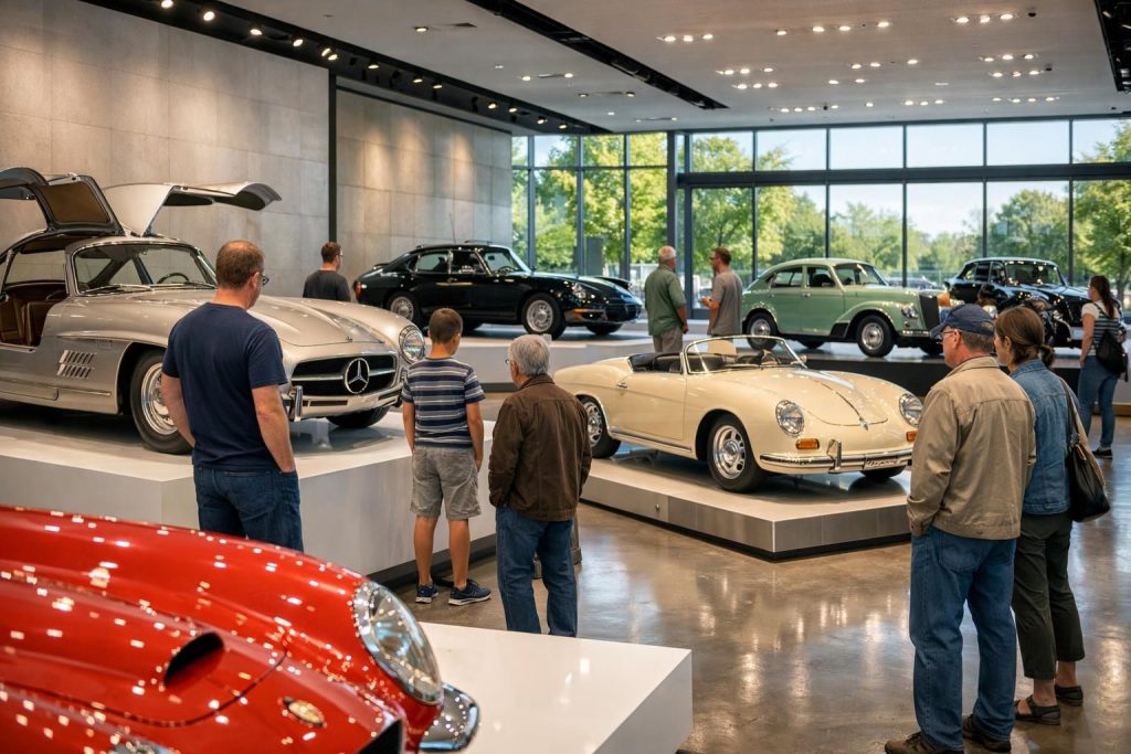 découvrez le m24, le nouveau musée dédié à l'histoire automobile qui met à l'honneur les voitures mythiques à travers des expositions captivantes.