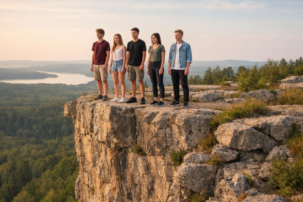 tragique accident : cinq jeunes âgés de 17 à 20 ans perdent la vie après une chute spectaculaire de 25 mètres. découvrez les circonstances de cette perte déchirante.