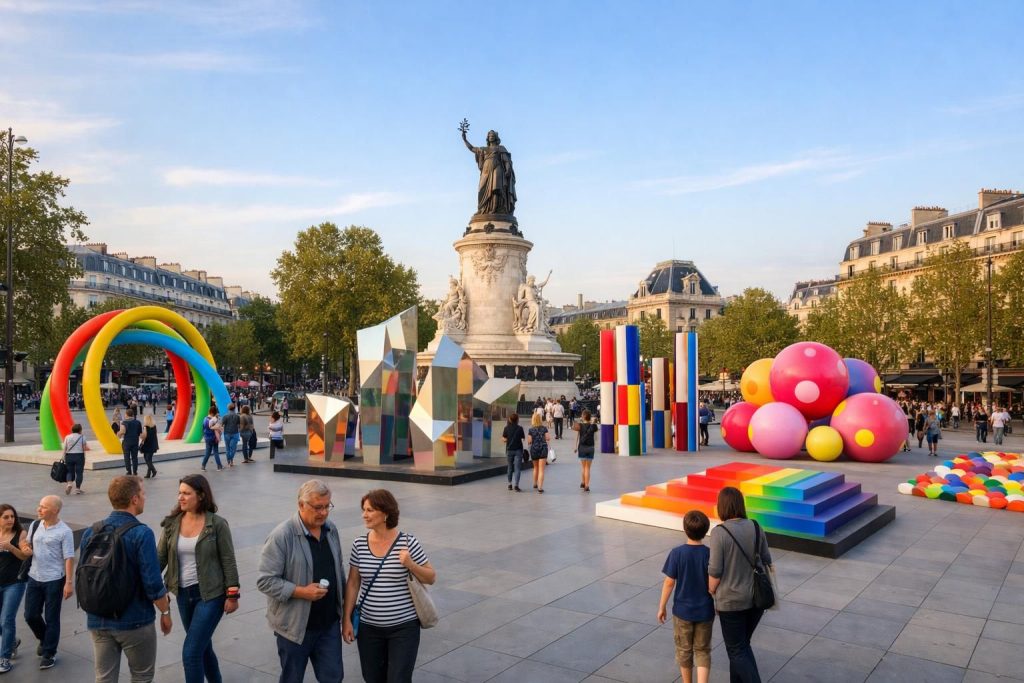 découvrez ce que la transformation de la place de la république vous réserve bientôt avec un spectacle soigneusement orchestré mêlant art, culture et innovation urbaine.