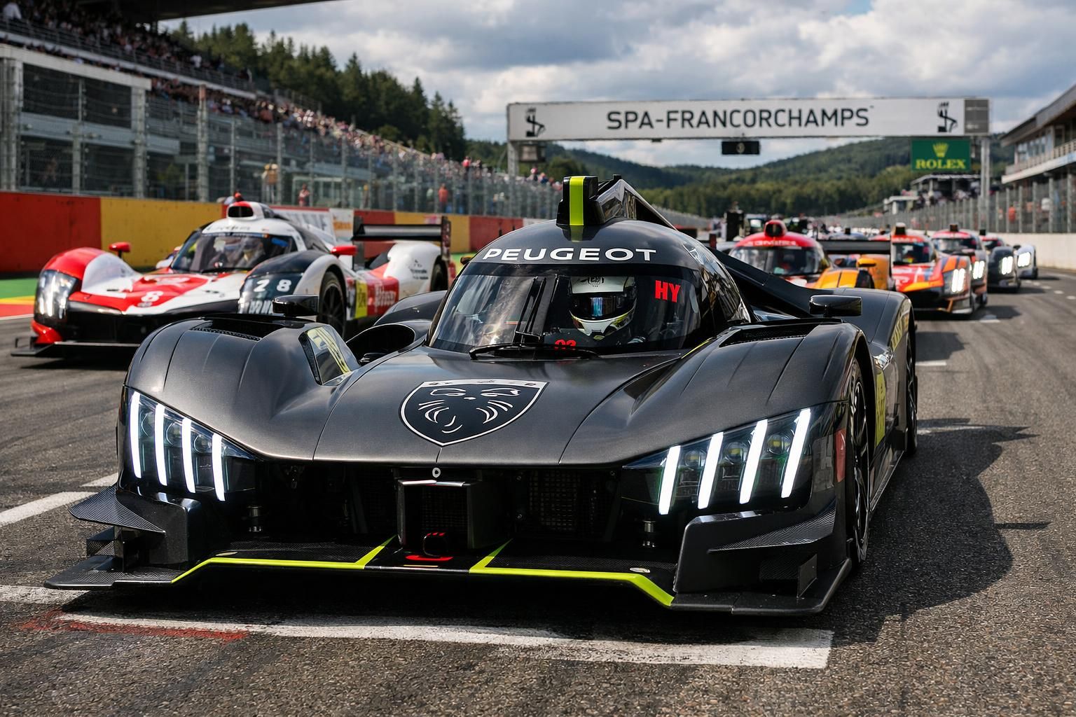 revivez les moments forts des 6 heures d'épreuve wec endurance à spa où la peugeot 9x8 a brillé en décrochant la pole position avant de connaître une désillusion sur la piste.