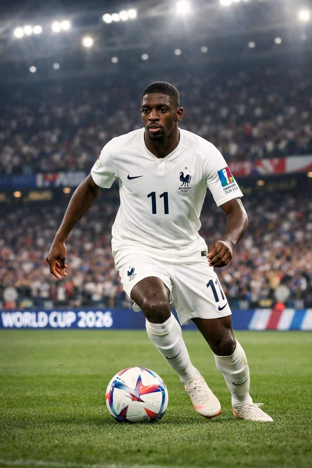 analyse de la performance décevante de dembélé lors du match france-sénégal et questionnement sur la nécessité pour deschamps de réviser sa stratégie avec le ballon d'or.