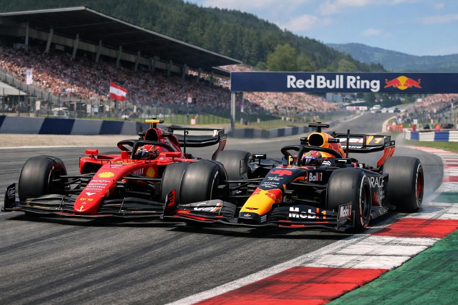 revivez l'intense duel tactique entre verstappen et hamilton lors du grand prix d'autriche de formule 1, à travers une vidéo captivante pleine d'action et de stratégie.