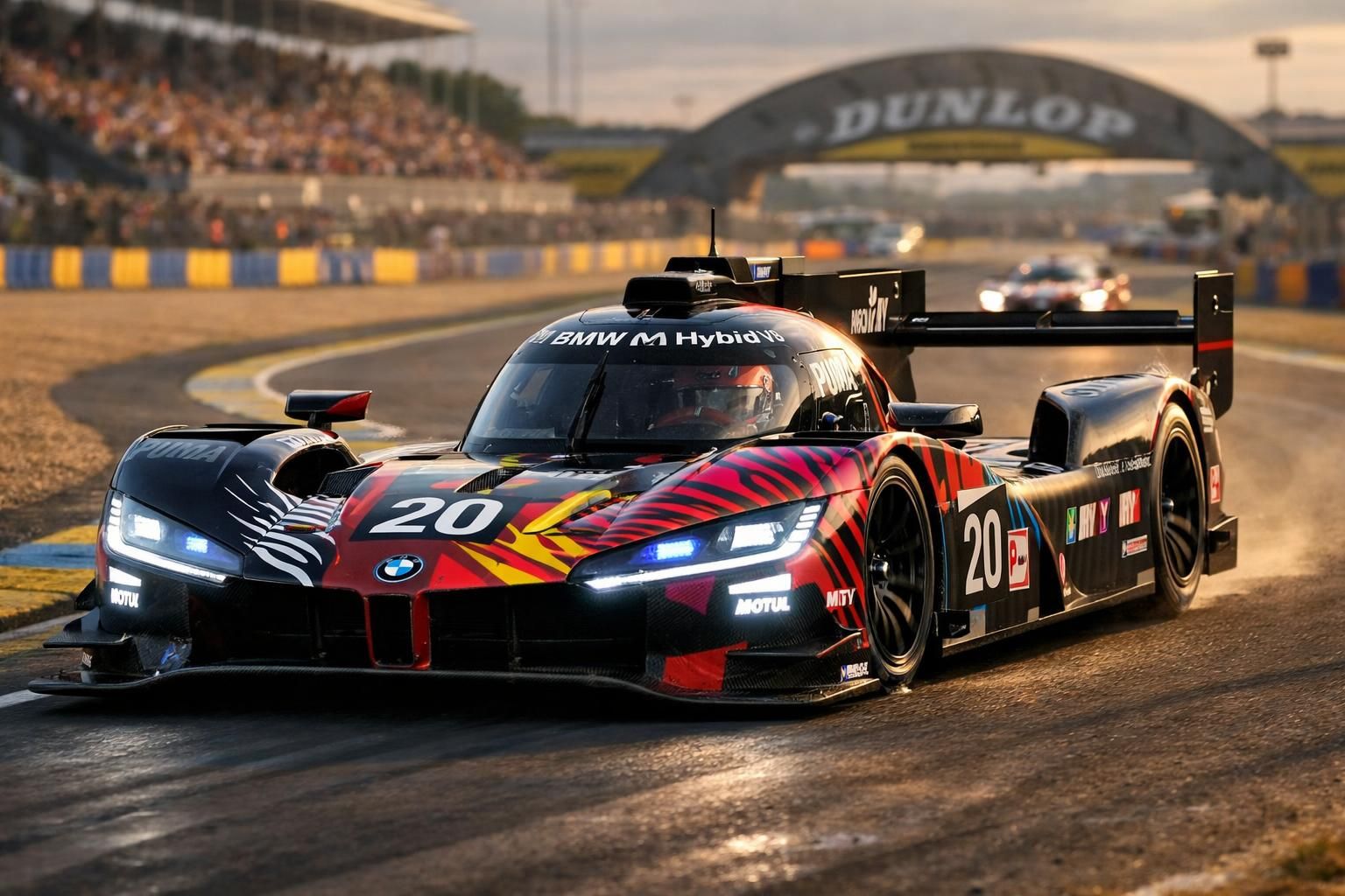 découvrez le nouveau design audacieux de la bmw m hybrid v8 n°20, dévoilé pour les heures du mans 2026, alliant performance et innovation.