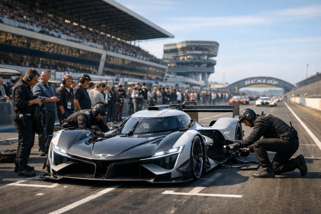 découvrez comment genesis se prépare à marquer l'histoire des 24 heures du mans 2026 avec une performance légendaire sur le célèbre circuit de la sarthe.