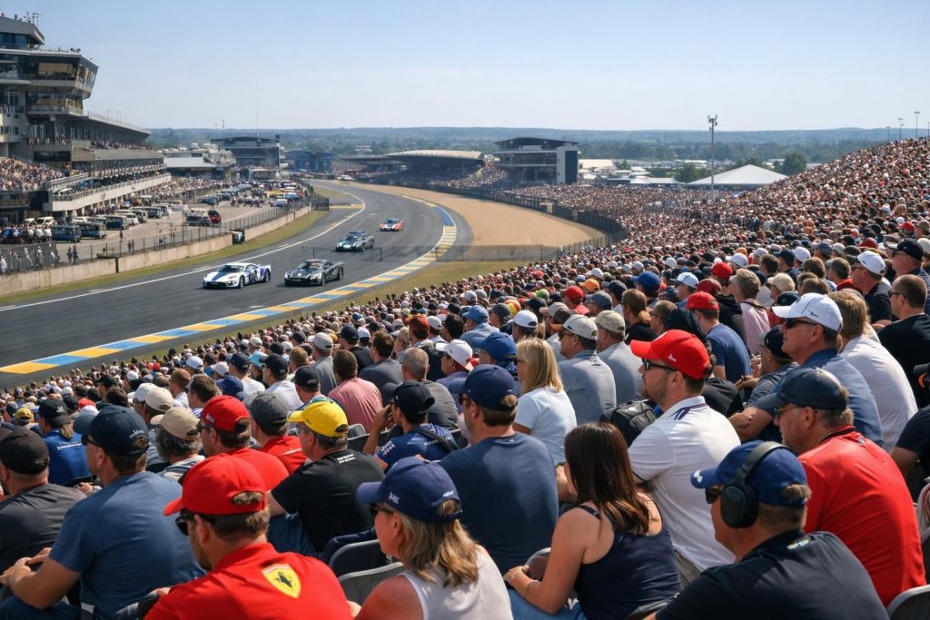 les heures du mans 2026 ont attiré un public record de 350 105 spectateurs, dépassant largement l'affluence exceptionnelle de l'édition 2025.