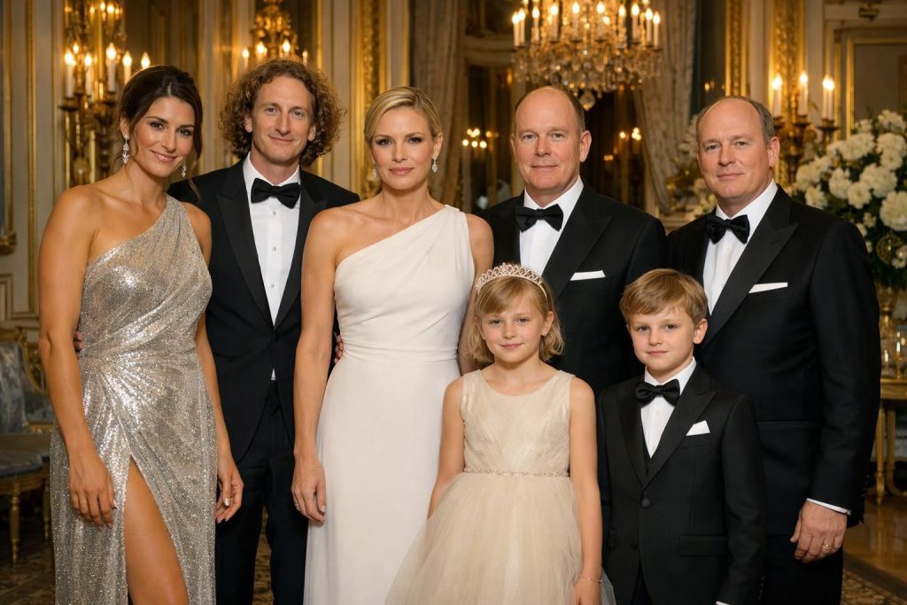 découvrez comment laury thilleman et paul mirabel ont brillé aux côtés de la famille princière lors d'un événement inédit, alliant élégance et convivialité.