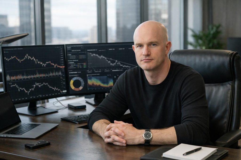 analyse des données on-chain qui contredisent l'optimisme du pdg de coinbase concernant la montée future du bitcoin.