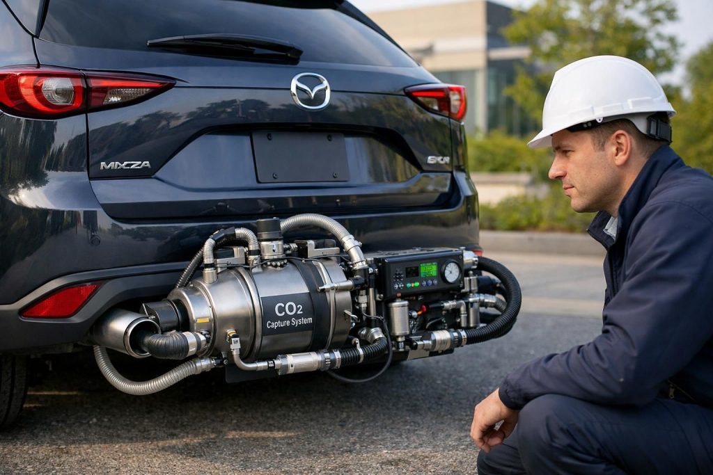 découvrez comment mazda innove en capturant le co2 directement à l’échappement, une avancée audacieuse pour réduire les émissions et protéger l’environnement.