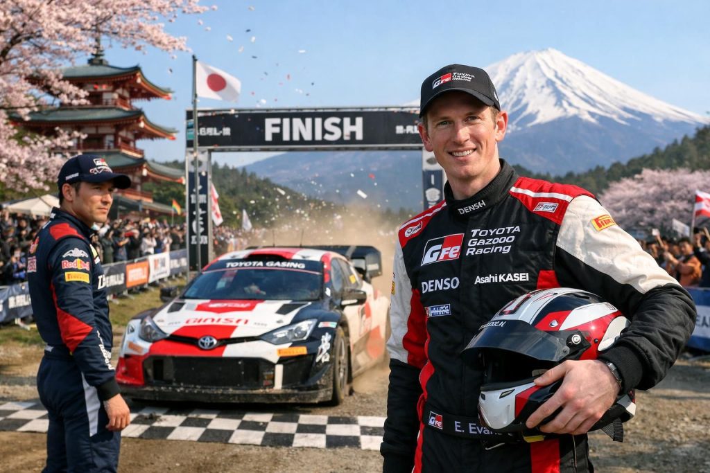 découvrez le résumé du rallye wrc au japon où elfyn evans s'impose et consolide son avance au classement, tandis que sébastien o... cherche à combler son retard dans la compétition.