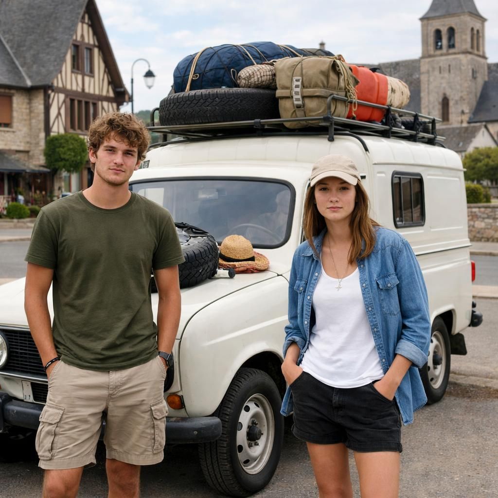 découvrez l'aventure solidaire unique de tiago fernandez qui traverse le désert dans sa 4l frigorifique atypique, mêlant défi, solidarité et innovation.