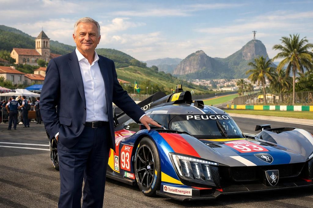 découvrez l'entretien exclusif avec alain favey, directeur général de peugeot, qui explique pourquoi le wec est le cadre parfait pour un retour gagnant, alliant passion française et défis des pistes brésiliennes.